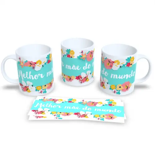Caneca "Mãe, Te Amo" - Presente Especial Dia das Mães