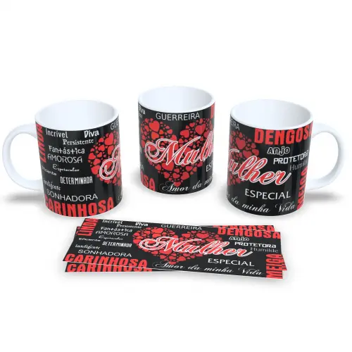 Caneca "Mãe, Te Amo" - Presente Especial Dia das Mães