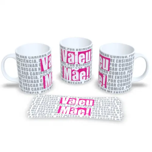 Presente Dia das Mães Caneca Personalizada com Amor