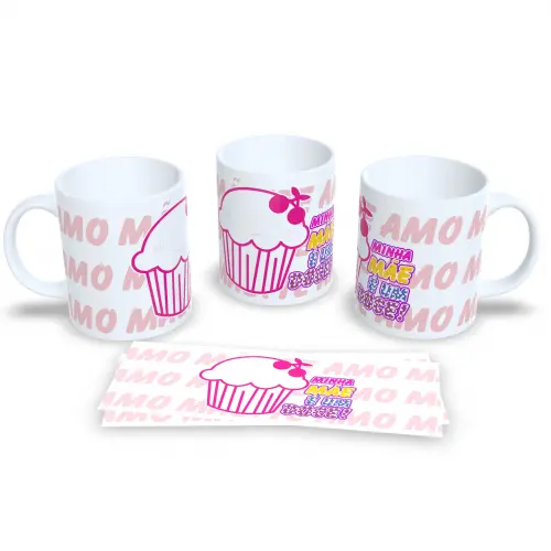 Presente Dia das Mães Caneca Personalizada com Amor
