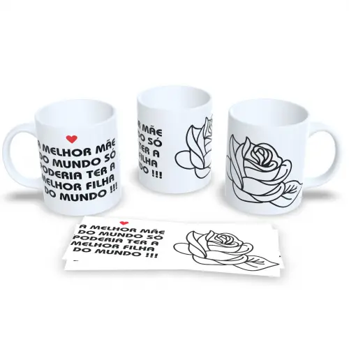 Presente Dia das Mães Caneca Personalizada com Amor