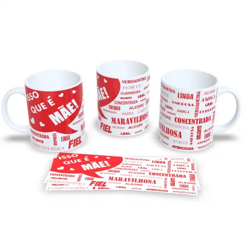 Presente Dia das Mães Caneca Personalizada com Amor