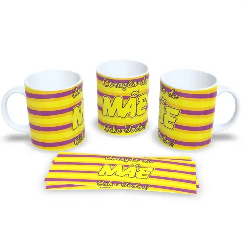 Presente Dia das Mães Caneca Personalizada com Amor
