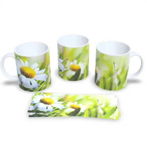 Caneca De Cerâmica Floral Presente Criativo Delicado