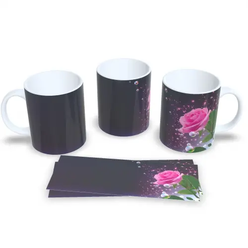 Caneca De Café E Chá Estampa Floral Colorida