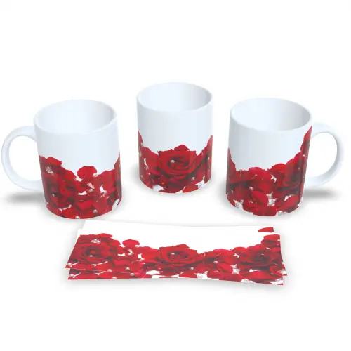 Caneca De Café E Chá Estampa Floral Colorida