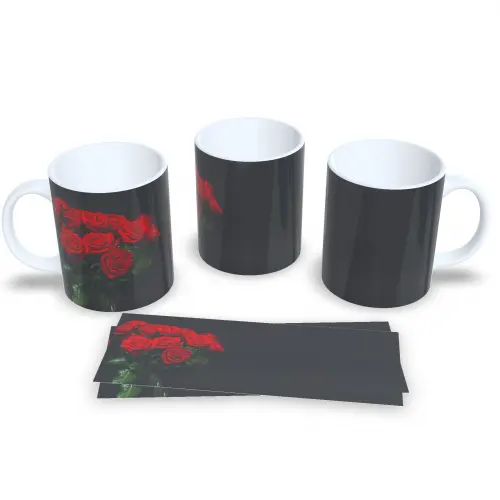 Caneca De Café E Chá Estampa Floral Colorida