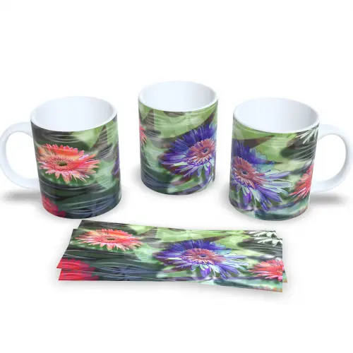 Caneca De Porcelana Floral Presente Para Amiga Linda