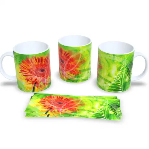Caneca De Porcelana Floral Presente Para Amiga Linda