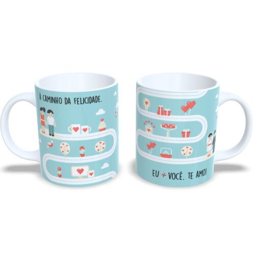 Caneca Dia Dos Namorados Presente Romântico Te Amo Muito