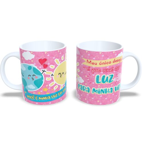 Caneca Dia Dos Namorados Presente Romântico Te Amo Muito