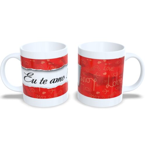Caneca Dia Dos Namorados Casal Apaixonado Frase Romântica