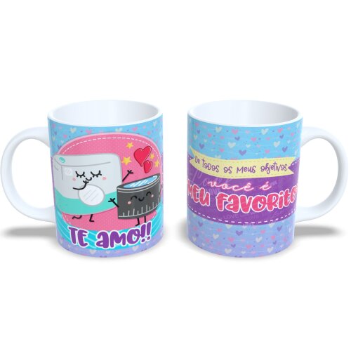 Caneca Dia Dos Namorados Casal Apaixonado Frase Romântica