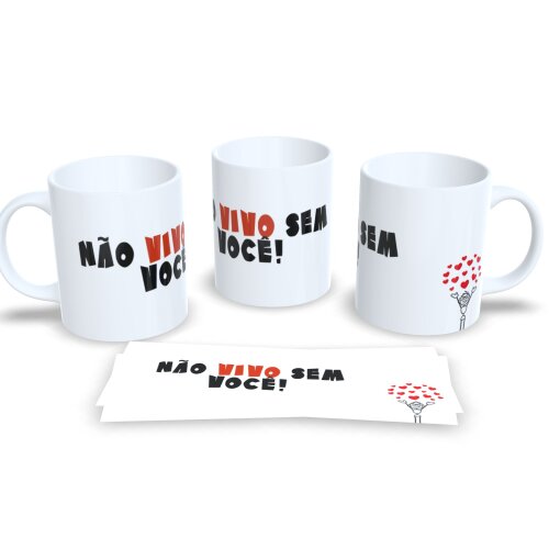 Caneca Dia Dos Namorados Presente Romântico