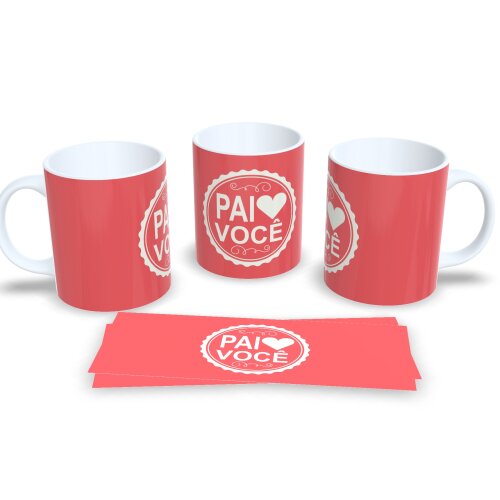 Caneca Dia Dos Pais Presente Pai Criativo Porcelana 325ml