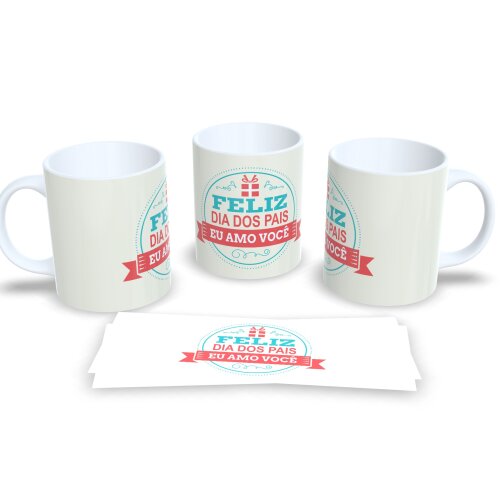 Caneca Dia Dos Pais Presente Pai Criativo Porcelana 325ml