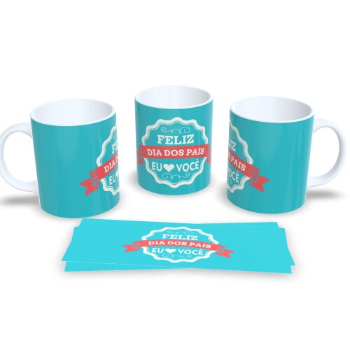 Caneca Dia Dos Pais Presente Pai Criativo Porcelana 325ml
