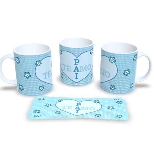 Caneca Dia Dos Pais Presente Pai Criativo Porcelana 325ml