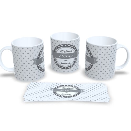 Caneca Lembrança Dia Dos Pais Amor De Pai Xícara 325ml