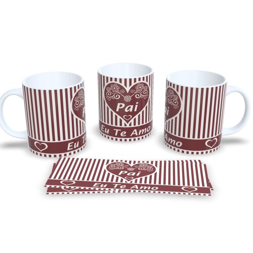 Caneca Lembrança Dia Dos Pais Amor De Pai Xícara 325ml