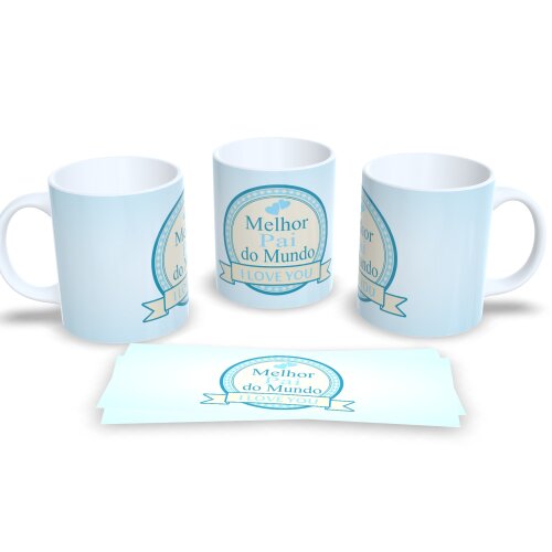 Caneca Lembrança Dia Dos Pais Amor De Pai Xícara 325ml