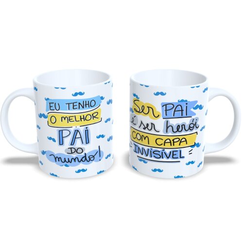 Caneca Presente Dia Dos Pais Eu Amo Meu Pai