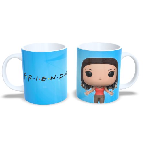 Caneca Porcelana Friends Personagem Funko Pop Coleção