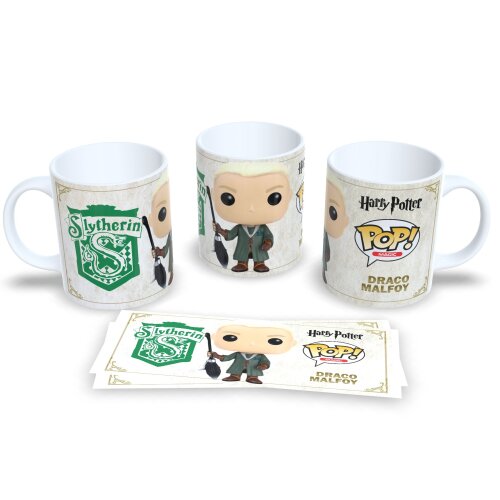 Canecas Harry Potter e Amigos Funko Pop Colecionável 325ml Draco