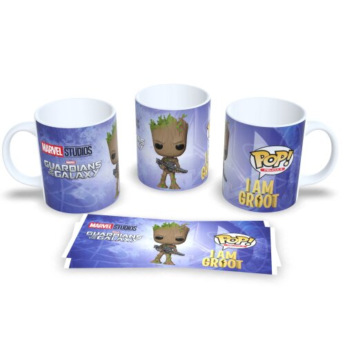 Caneca Estilo Funko Pop Iam Groot - Presente Criativo Geek