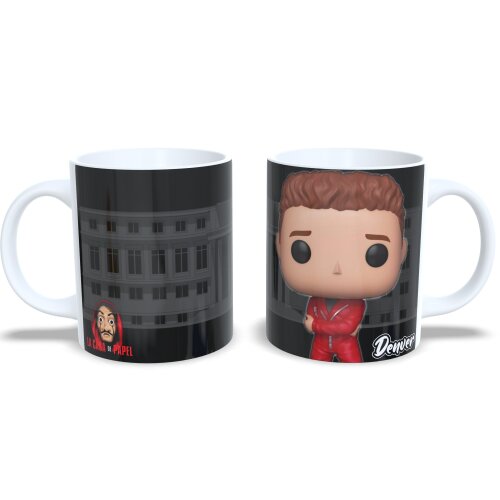 Caneca Criativa Funko Pop La Casa De Papel Denver Presente Fã