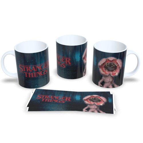 Caneca De Porcelana Stranger Things Personagens Funko