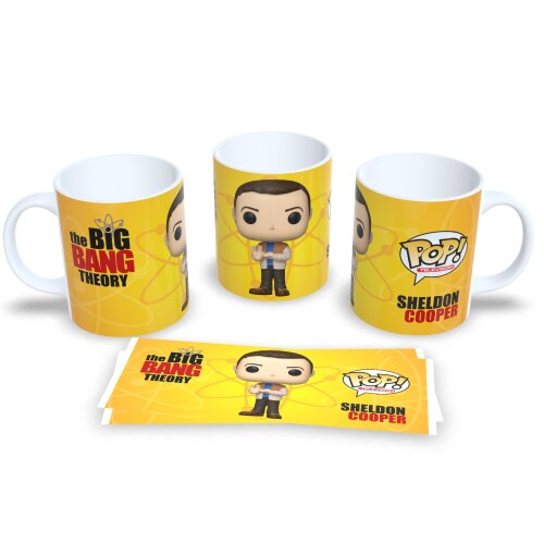 Caneca The Big Bang Theory Sheldon "I'm Not Crazy" Funko Presente Criativo