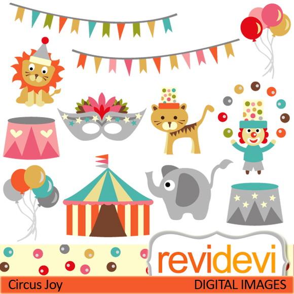 28 Kits Digital Scrapbook Circo