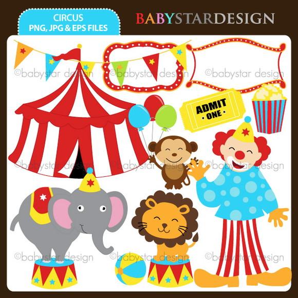 28 Kits Digital Scrapbook Circo