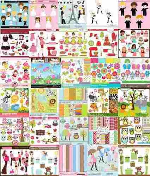 3400 Kits para Scrapbook Digital. 138 te
