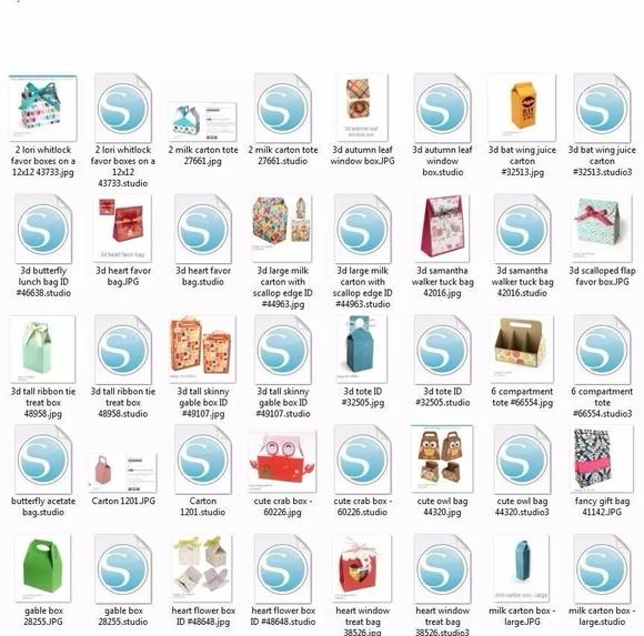 500 Arquivos Silhouttes Caixas Embalage
