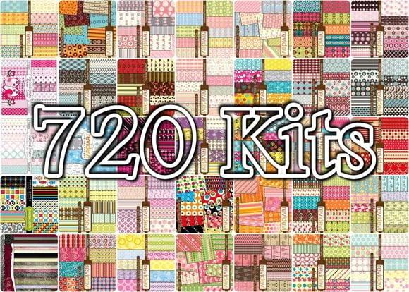 720 Kits Papéis Scrapbook Digital!