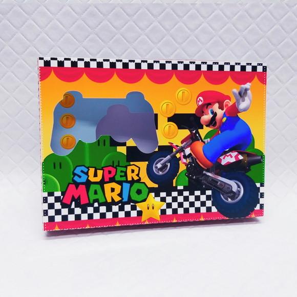 Arquivo caixa pascoa controle vídeo game Mario Studio/PDF