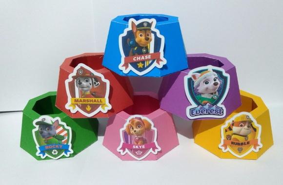 Arquivo Corte Silhouette Pote Tijela Ração Patrulha Canina