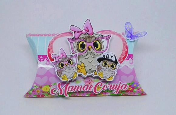 Arquivo de corte Mamãe coruja