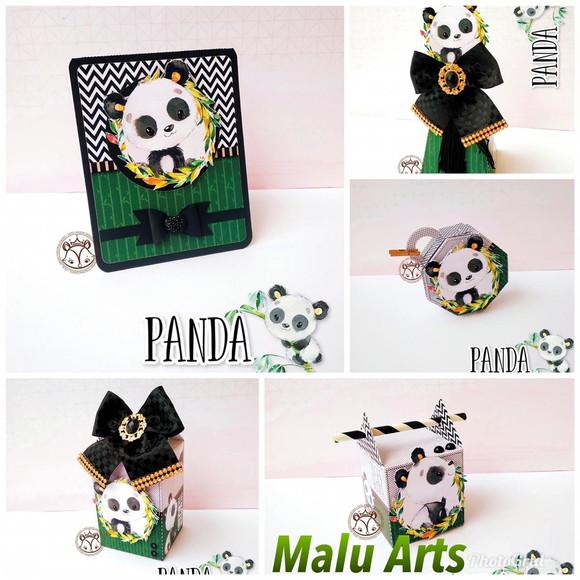 Arquivo de corte Panda menino 5