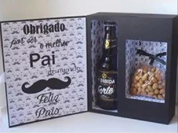 Arquivo de Corte Silhouette caixa cerveja dia dos pais