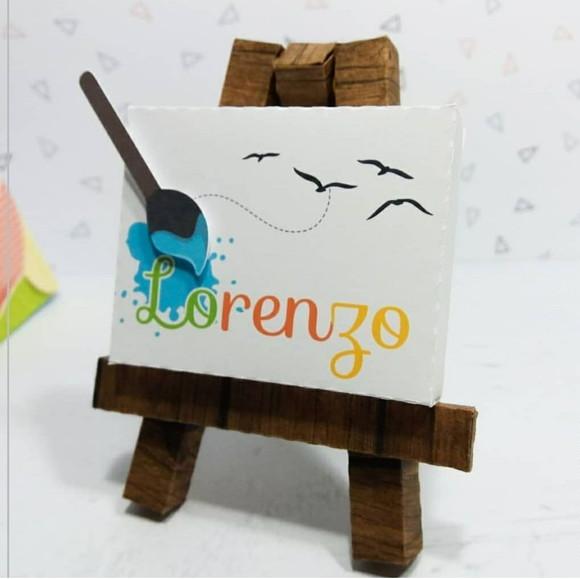 Arquivo de corte Silhouette cavalete pintura