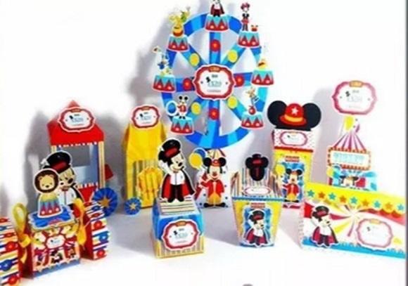 Arquivo De Corte Silhouette Circo Mickey