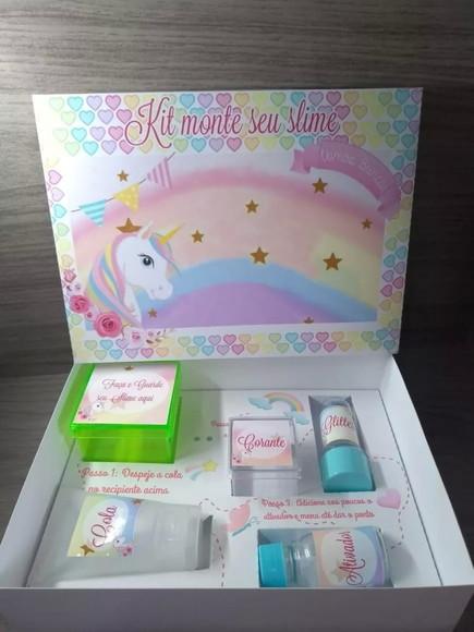 Arquivo De Corte Silhouette Kit Unicórnio Slime