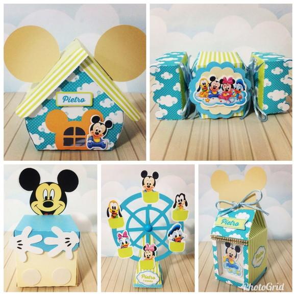 Arquivo De Corte Silhouette mickey bebe
