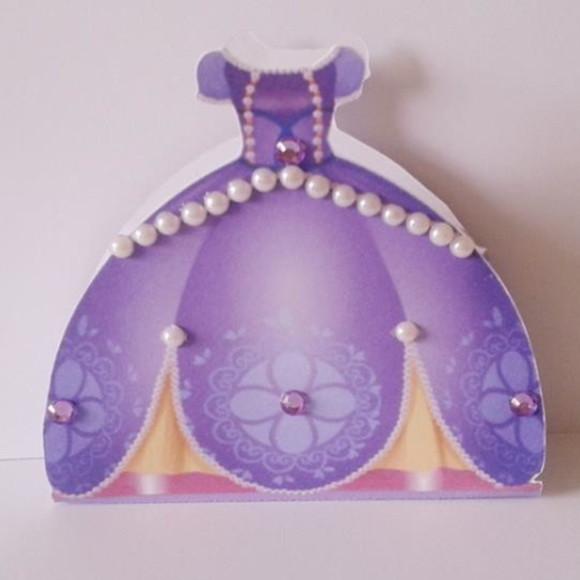 Arquivo de Corte Silhouette Vestido Princesa Sofia