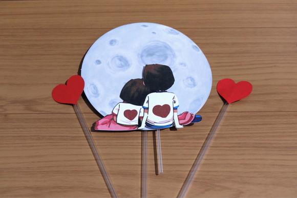 Arquivo De Corte Topo De Bolo Casal Namorados Lua Studio 01