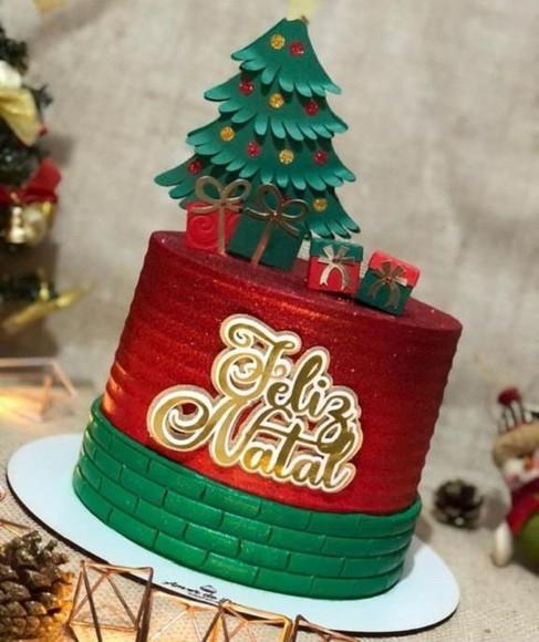 Arquivo de corte topo de bolo NATAL com arvore 02