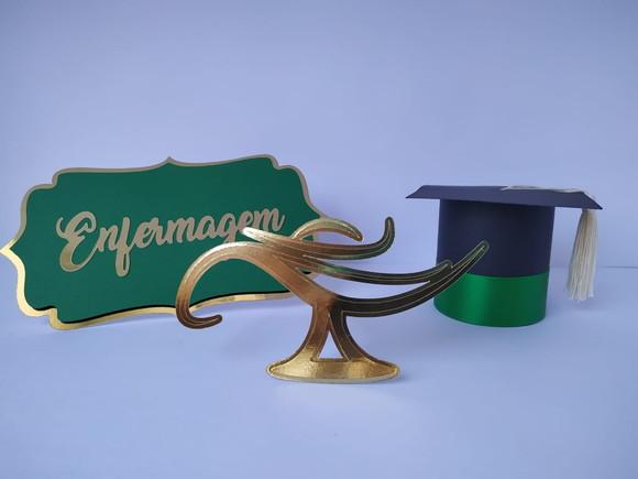 Arquivo de Corte Topo Formatura Enfermagem